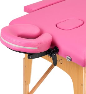 Activeshop Stół składany do masażu drewniany Komfort Activ Fizjo 2 segmentowe róż 4