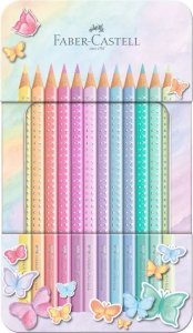 Faber-Castell FABER-CASTELL Buntstifte Sparkle Pastell 12er Metalle. 8