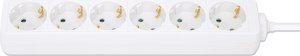 Kabel zasilający Manhattan Manhattan 168304 rozgałęziacz 2 m 6 x gniazdo sieciowe Wewnętrzna Biały 3