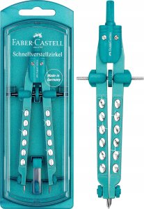 Faber-Castell FABER-CASTELL Schnellverstellzirkel Factory Sparkle 1