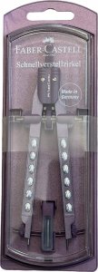 Faber-Castell FABER-CASTELL Schnellverstellzirkel Factory Sparkle 12