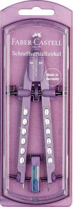 Faber-Castell FABER-CASTELL Schnellverstellzirkel Factory Sparkle 6