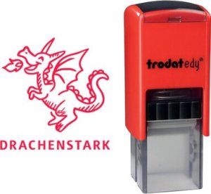 Trodat trodat Motivstempel Printy Feuerrot "Drache" 4922 1
