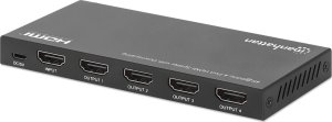 Manhattan Manhattan 208369 rozgałęziacz telewizyjny HDMI 4x HDMI 4