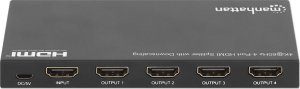 Manhattan Manhattan 208369 rozgałęziacz telewizyjny HDMI 4x HDMI 6