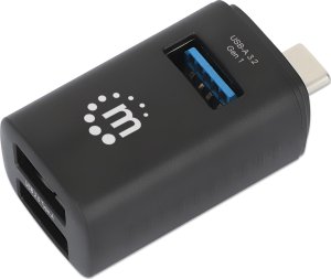 HUB USB Manhattan 3-Portowy Hub USB 3.2 Gen1 Typ-C do 1x USB-A 3.0, 2x USB 2.0 (180993) 5