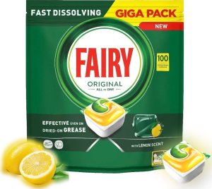 Fairy Kapsułki do zmywarki Original All in One Lemon 100 szt. 3