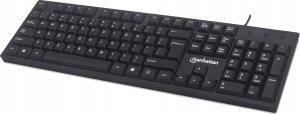 Klawiatura Manhattan Manhattan 179324 klawiatura USB QWERTY Angielski Czarny 1