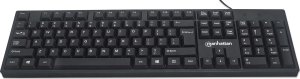 Klawiatura Manhattan 179324 klawiatura USB QWERTY angielski Czarny 5
