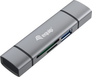 Czytnik Equip Equip Kartenleser USB 3.0+USB-C für SD/MicroSD 2