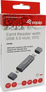 Czytnik Equip Equip Kartenleser USB 3.0+USB-C für SD/MicroSD 6