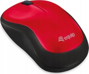 Mysz Equip Equip Optische Maus kabellos USB Comfort         R+L rot 1