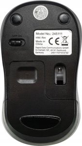 Mysz Equip Optyczna mysz bezprzewodowa USB Comfort R+L czerwony 2