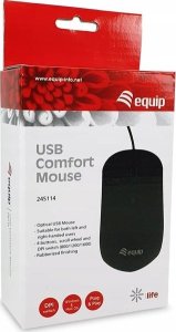 Mysz Equip Equip Optische Maus USB Comfort 4 Tasten         R+L schwarz 3