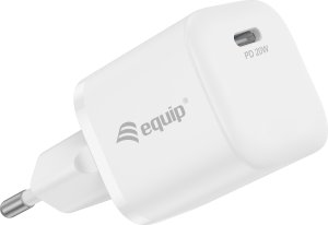 Ładowarka Equip Equip Ladegerät 1Port  20W,1xUSB-C PD                weiß 1