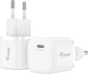 Ładowarka Conceptronic Equip Ladegerät 1Port  20W,1xUSB-C PD 25Stk./Pack    weiß 5