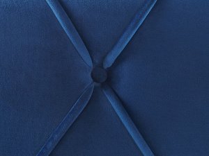 Beliani Łóżko z szufladami welurowe 160 x 200 cm niebieskie LIEVIN 10