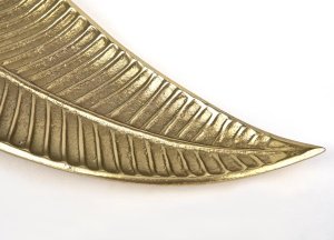 Witek Home Patera Liść mosiądz 60cm 2