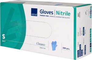 Antalis Nitrilhandske Classic Sensitive small blå pudderfri 200stk/pak - (200 stk.) 3