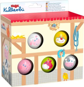 Haba HABA Kullerbü - ball set farm animals, track 1