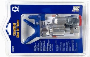 Graco GRACO CLEANSHOT SHUT-OFF VALVE HEAD + NOZZLE. 2