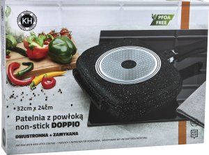 Patelnia Konighoffer Patelnia dwustronna zamykana Doppio Marble 7