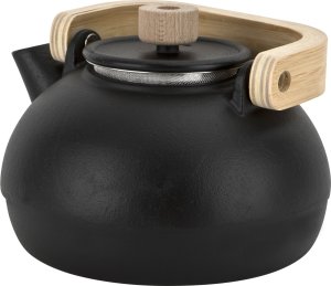 Witek Home Żeliwny czajnik 1,1 L z sitkiem SakuraTea czarny 5