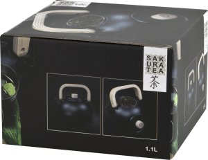 Witek Home Żeliwny czajnik 1,1 L z sitkiem SakuraTea czarny 7