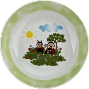 Lubiana Zestaw naczyń dla dzieci Biedronki porcelanowy 5