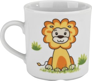 Lubiana Zestaw naczyń dla dzieci Lew porcelanowy 3