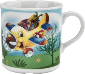 Lubiana Zestaw naczyń dla dzieci Samolocik porcelanowy 2