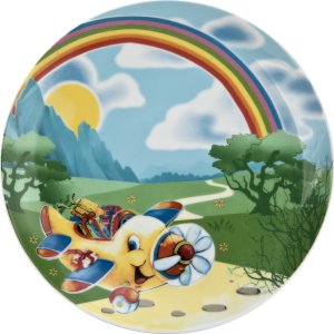 Lubiana Zestaw naczyń dla dzieci Samolocik porcelanowy 8