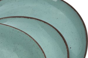 Chodzież Komplet talerzy dla 6 osób City morski 18 el. 4