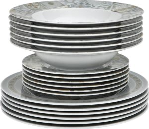 Lubiana Komplet talerzy dla 6 osób Mozaika N013 18 el. 3