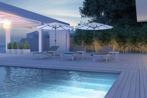 Platinum Parasol ogrodowy Riva Premium 3M Havanna 7104Q 3