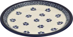 Bolesławiec Talerz obiadowy 24,5 cm GU-1001 dek. 224A 2