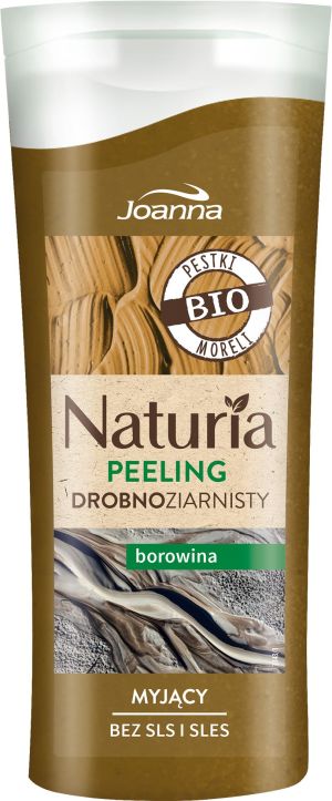 Joanna Naturia Peeling do ciała drobnoziarnisty Borowina 100g mini 1