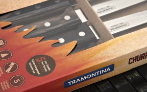 Tramontina Komplet 4 noży do steków Churrasco 6