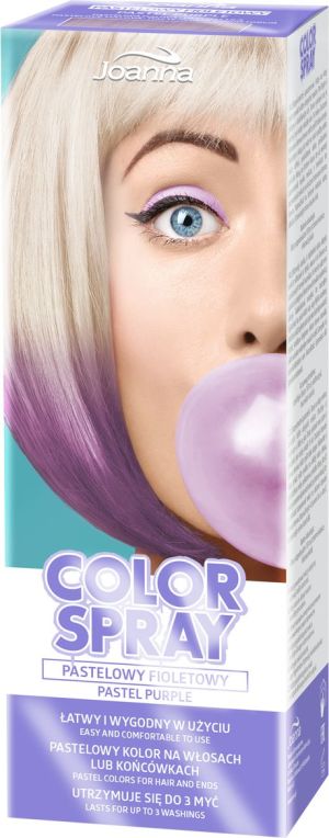 Joanna Color Spray Koloryzujący spray do włosów fioletowy 150ml 1