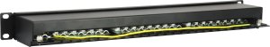 Equip Equip Patchpanel 24x RJ45 Cat5e 19" FTP 1HE      schwarz 2
