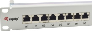 Equip Equip Patchpanel 24x RJ45 Cat6A 19" FTP 1HE ISO/IEC hellgrau 2