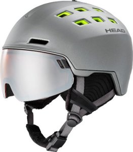 Head Kask z przyłbicą szybą HEAD Radar Anthracite Lime 2023 1