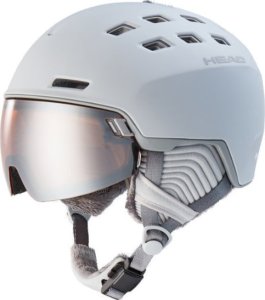 Head Kask z przyłbicą szybą HEAD Rachel Grey 2023 1