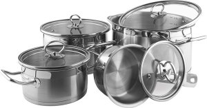 Vinzer Komplet garnków 9 el. Universum Compact 2
