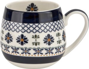 DUO Kubek porcelanowy baryłka 430 ml Indigo 4 1