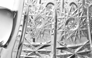 Zawiercie Huta Szkła Dzbanek kryształowy 1 L 1890/4 6