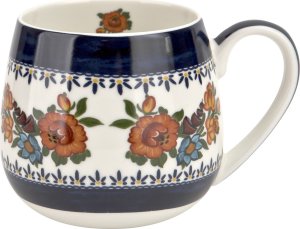 DUO Kubek porcelanowy baryłka 430 ml Indigo 2 1