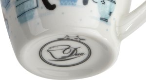 DUO Kubek porcelanowy 350 ml Koci Świat Koty w filiżankach 5