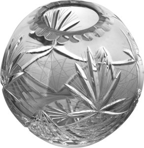 Zawiercie Huta Szkła Wazon kryształowy 15 cm 1792/3-1331/A 2