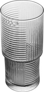 Glasmark Szklanka 400 ml w  prążki Glasmark GLS400 2